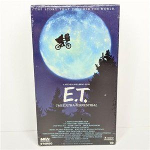 Vintage E.T. The Extra-Terrestrial VHS RARE Black & Green Tape 1982 Pepsi Promo